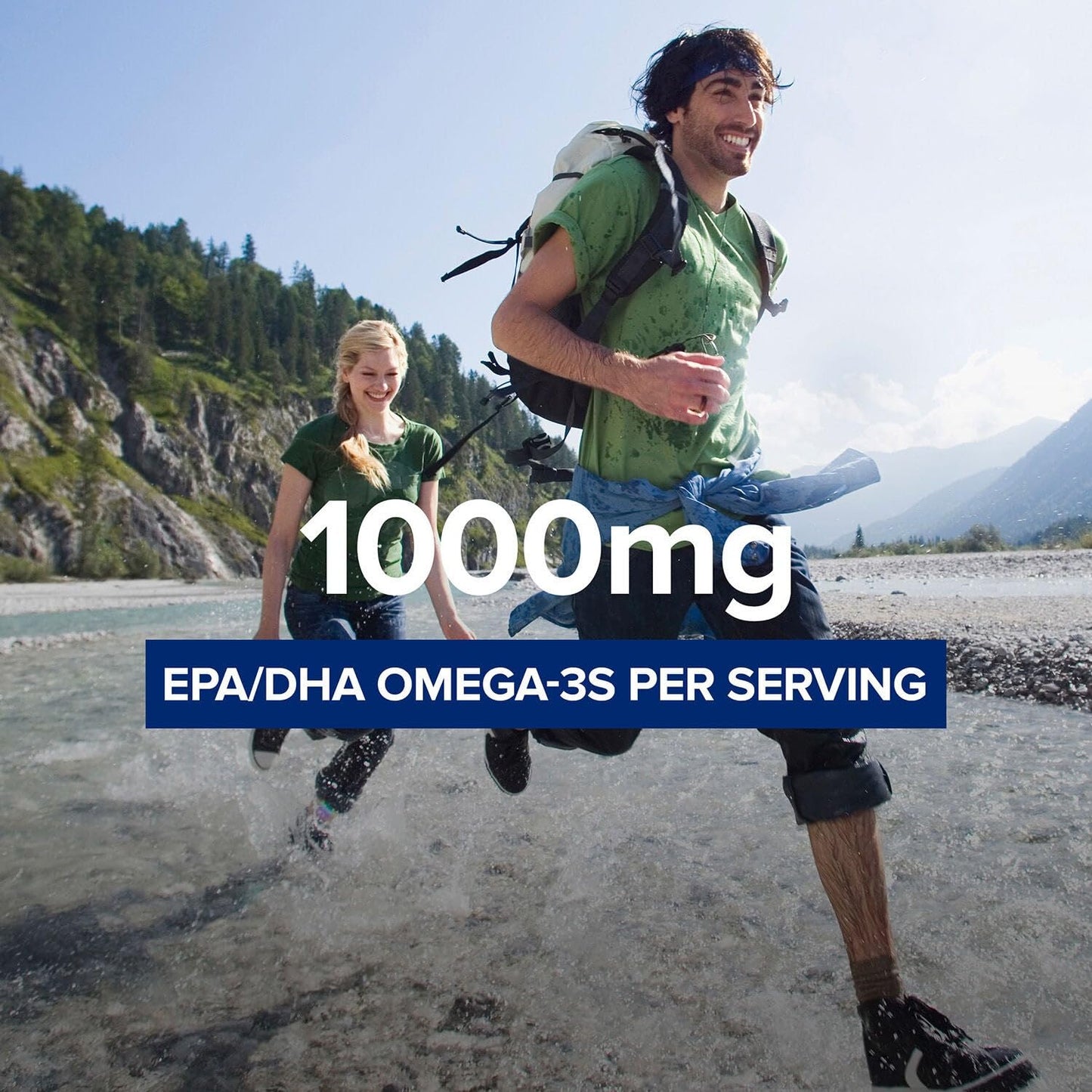GNC Triple Strength Fish Oil Omega 3 Supplement, 1000mg EPA and DHA, Supports Heart, , Skin, Eye and Joint Health, 210 Softgels