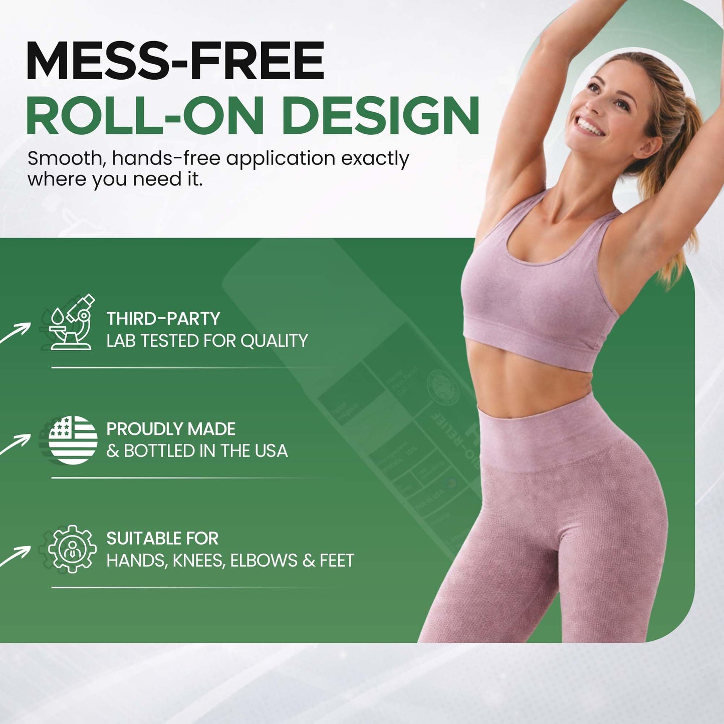 BIO-RELIEF Fast-Acting Hemp Pain Relief Roll On - Highly Effective, Cool & Topical Pain Relief Extra Strength for Arthritis, Muscle, Joint & Back – Easy Roll On Maximum Strength Scientific Solutions GlobalBuy Supplements Australia