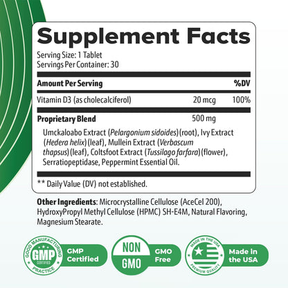 Nature’s NutriWave LungExpand Pro – Natural Daily Wellness for Overall Support – Made in USA, Non-GMO – Easy to Take