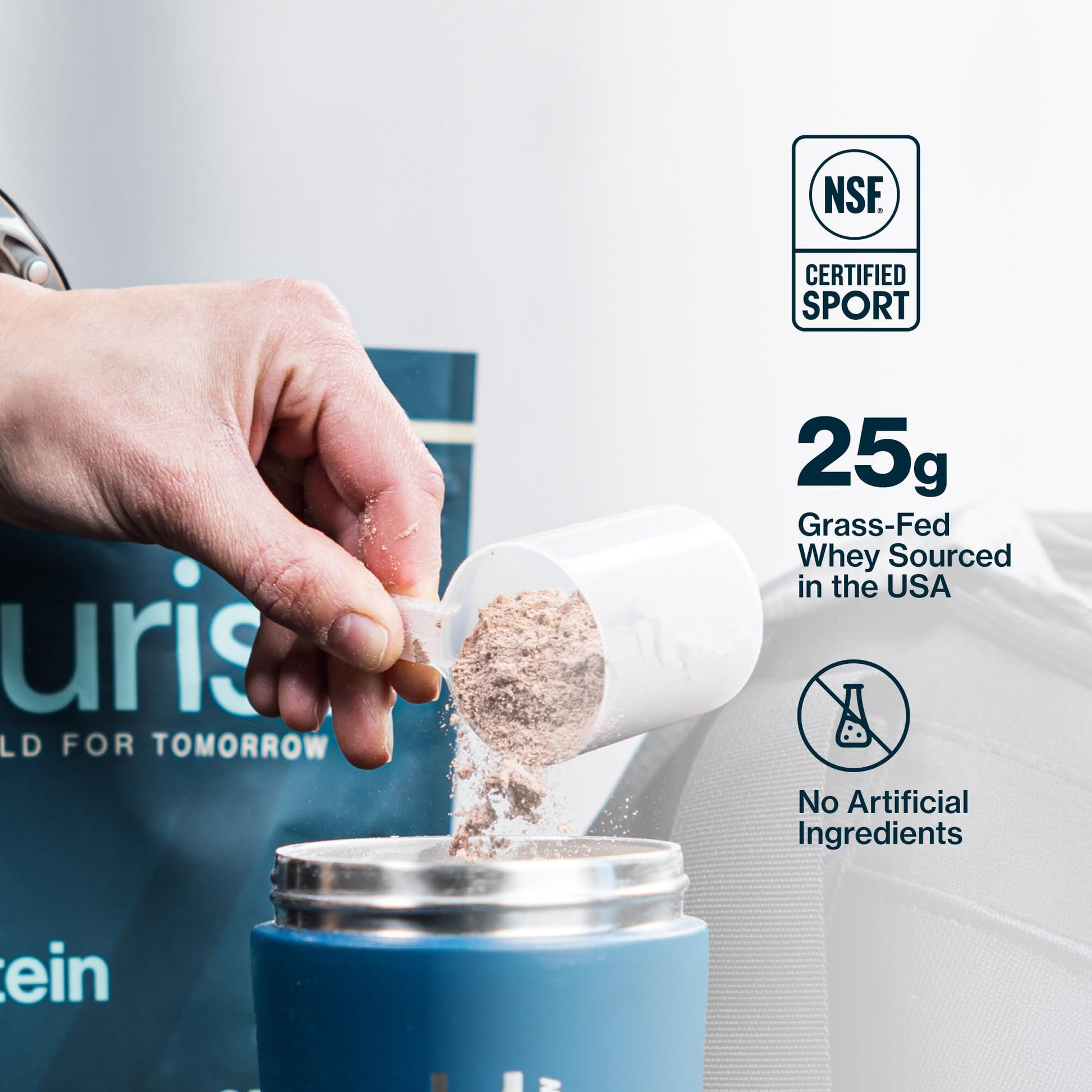 PURIST REP Whey Protein Powder, Premium Milk Chocolate Grassfed Isolate,Workout Recovery, Keto Friendly, Clean Nutrition Meal Replacement, Promotes Lean Muscle, Sugar and Gluten-Free Women Men, 2 Lb PURIST buy supplements Au