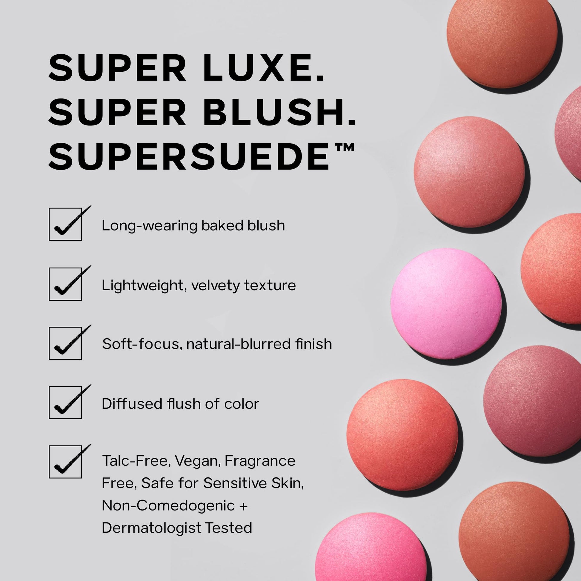 Saie Cheek Flush Duo - Dew Liquid Blush (.40 oz, Lady), SuperSuede Baked Powder Blush (.01 oz, Mia) - Layerable, Skin-Nourishing Blushes for a Seamless Radiant Finish SaieBuy Supplements Australia