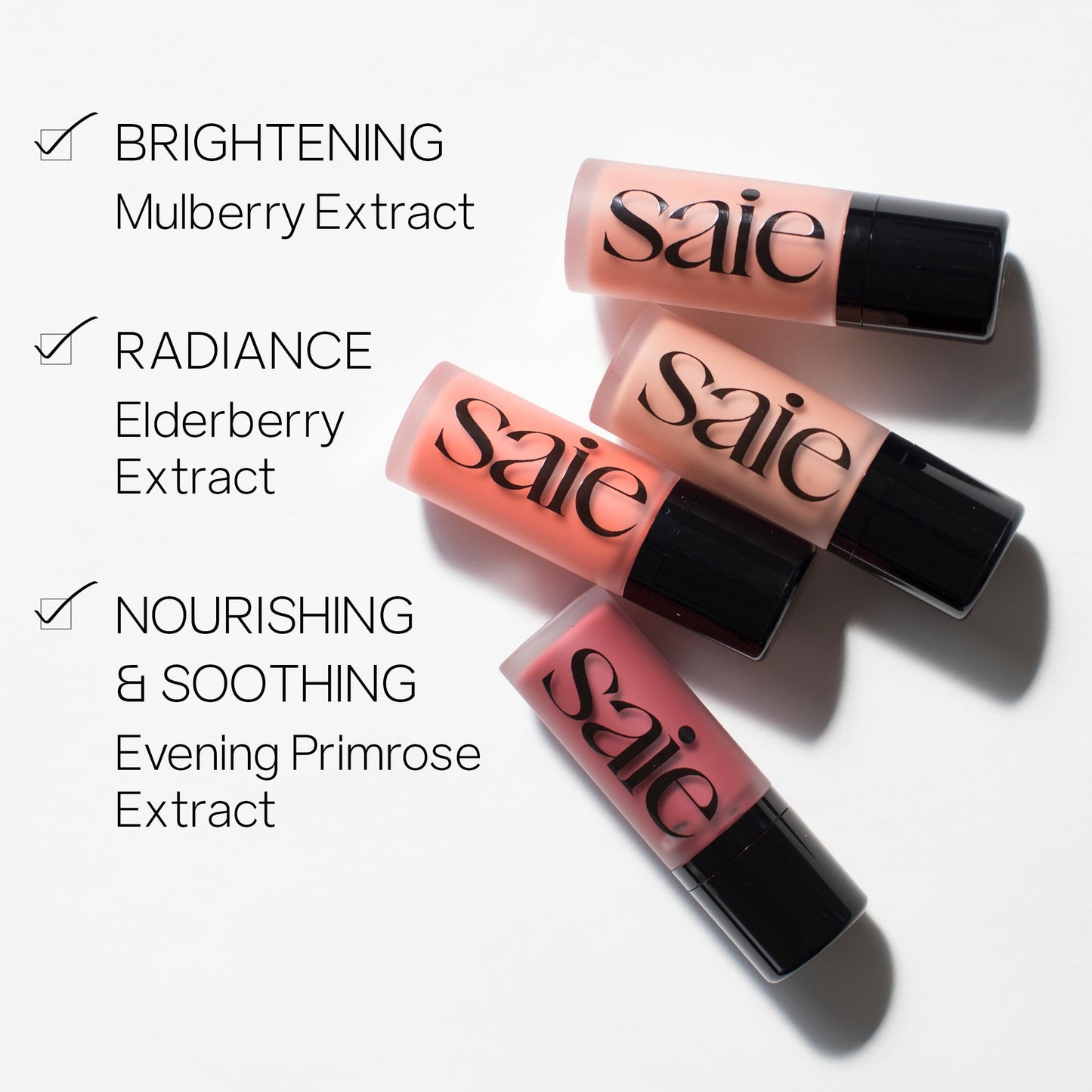 Saie Cheek Flush Duo - Dew Liquid Blush (.40 oz, Poppy), SuperSuede Baked Powder Blush (.01 oz, Stella) - Layerable, Skin-Nourishing Blushes for a Seamless Radiant Finish SaieBuy Supplements Australia