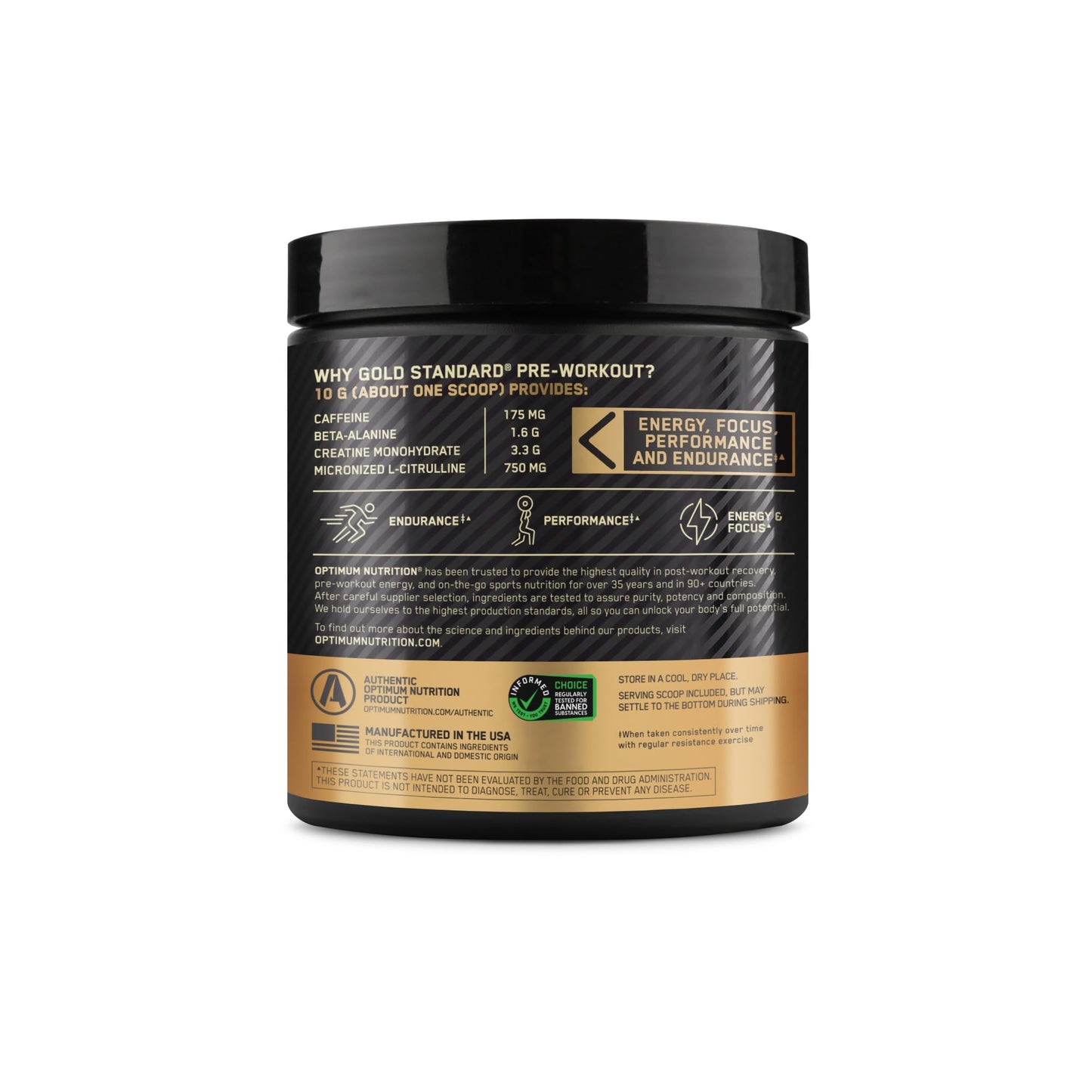 Optimum Nutrition Gold Standard Pre-Workout, Vitamin D for Immune Support, with Creatine, Beta-Alanine, and Caffeine for Energy, Keto Friendly, Blueberry Lemonade