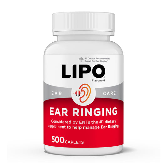 Lipo Flavonoid Ear Ringing - Doctor-Recommended for Ringing Ears – Clinically Proven Lemon Bioflavonoid Complex with Vitamins C, B1, B2, B6, B12,