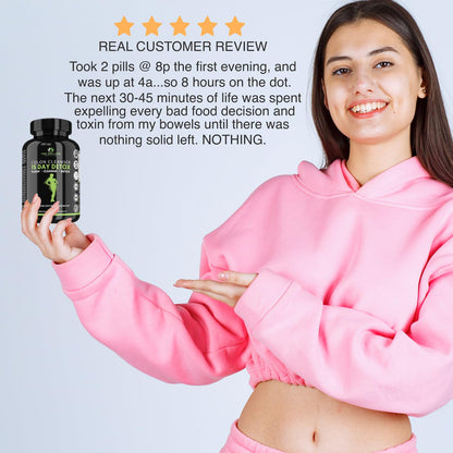 THE ENCLARE NUTRITION Colon Cleanse 15 Day Gut Cleanse Pills - Colon Cleanser for Women & Men - Psyllium Probiotic Laxatives for Constipation, Bloating Relief,
