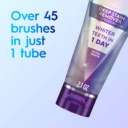 Crest 3DWhite Brilliance Deep Stain Remover Ultra White Toothpaste - 2.1oz
