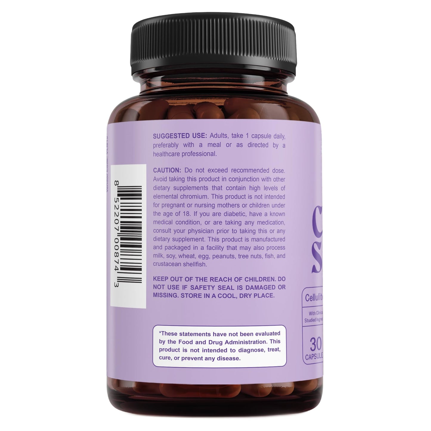 Premium Cellulite Supplement – Anti Cellulite Capsules For Women – Supports Skin Smoothing, Smooth Legs, Reduces Cellulite & Promotes Collagen Production