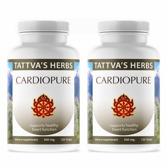 Tattva's Herbs Cardiopure Herbal Ayurvedic Supplement Vegetarian Capsules, Ashwagandha, Rauwolfia, & Arjuna Full Spectrum Co2 Extracts, Veggie Capsules, 240 Count, 25 Years of Premium Service Tattva's HerbsBuy Supplements Australia