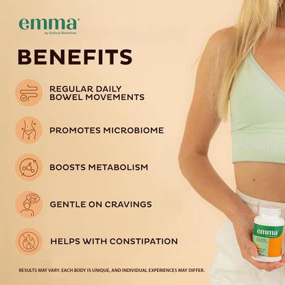 Emma Gut Health Relief Supplement, Doctor Endorsed Formula for Women & Men, Leaky Gut & Digestive Support for Constipation, Bloating & Gas Relief with Berberine,