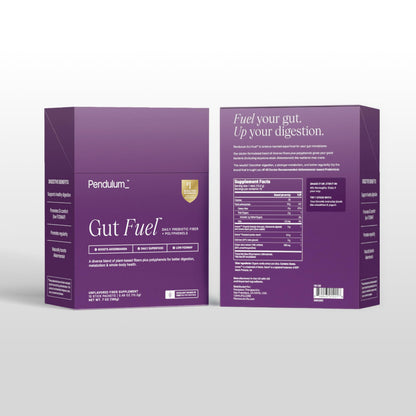 Pendulum Gut Fuel - Fiber + Polyphenol, Prebiotic Blend to Support Digestion, Microbiome Balance, and Help Reduce Hunger for Women and Men