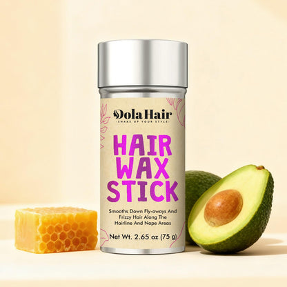 Dolahair Hair Wax Stick - Flyaway Control and Styling Pomade for Kids, Women, and Men - Slick Back Hair Bun Maker and Hair Accessorie for Teen Girls (1 Pack of Wax)