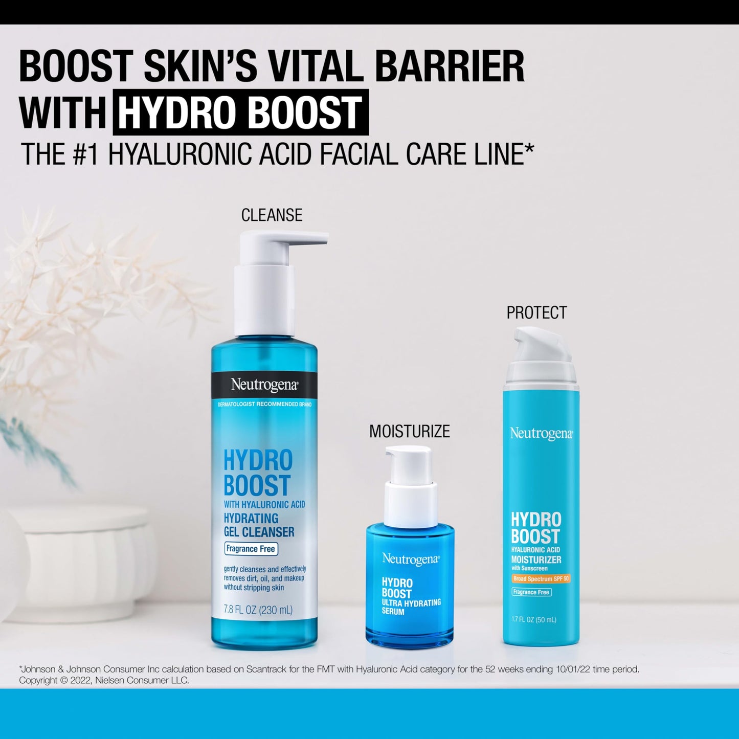 Neutrogena Hydro Boost Ultra Hydrating Serum with Hyaluronic Acid, Fragrance-Free Face Serum for Weightless Hydration and Softer