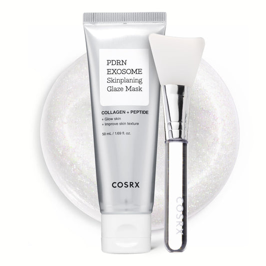 COSRX PDRN EXOSOME Glaze Wrapping Mask with SALMON DNA PDRN, Easy Peel-Off Overnight Mask for Glass Skin, Firmness