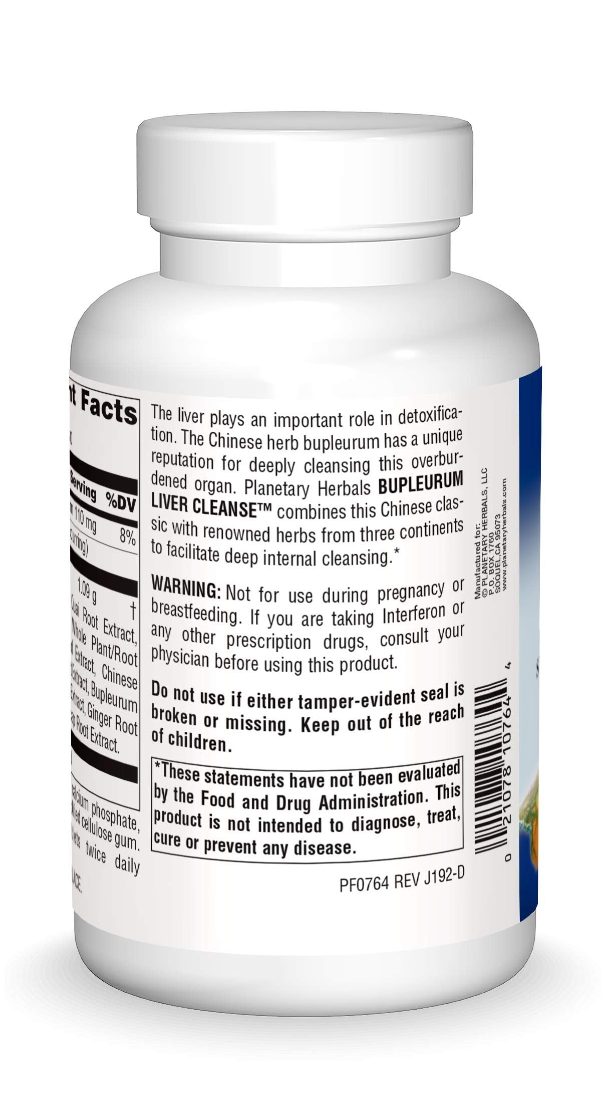 Planetary Herbals: Bupleurum Liver Cleanse 545 mg 300 Tablet