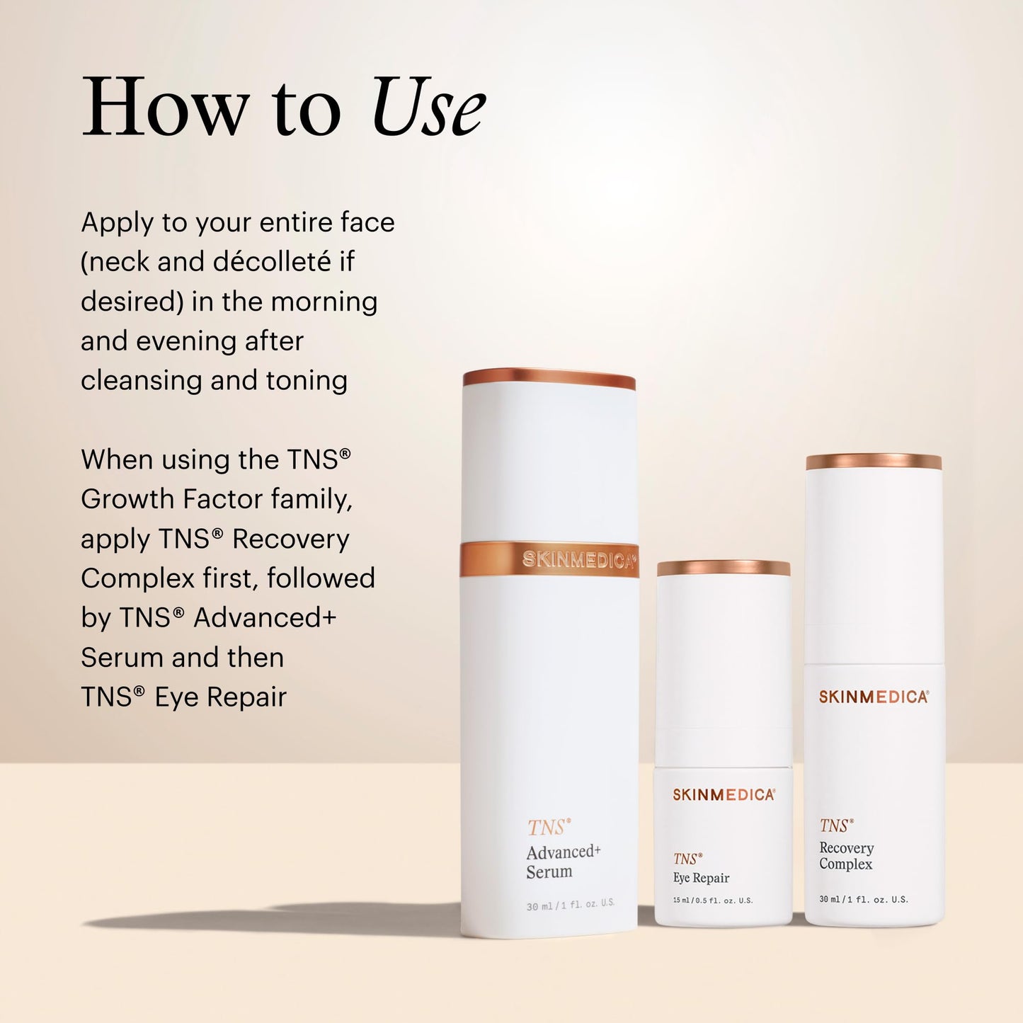 SkinMedica TNS Recovery Complex Facial Treatment - Advanced Growth Factor & Exosome Formula for Skin Rejuvenation - Helps to Improve the Appearance of Fine Lines