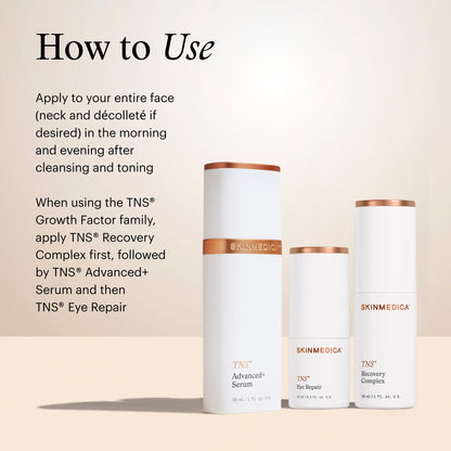 SkinMedica TNS Recovery Complex Facial Treatment - Advanced Growth Factor & Exosome Formula for Skin Rejuvenation - Helps to Improve the Appearance of Fine Lines
