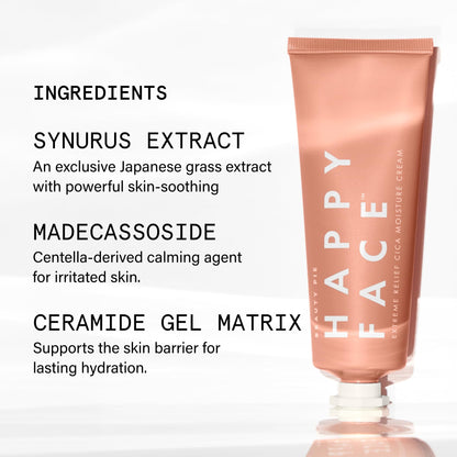 Beauty Pie Happy Face Extreme Relief Cica Moisture Cream For Sensitive Skin & Soothing, Calming Hydration