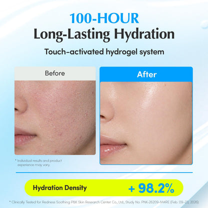 EQQUALBERRY HYALTOIN Flooding Cream | 5% Hyaluronic Acid & Ectoin, 10% Glacier Water | Quick Cooling Gel Moisturizer: Hydration, Barrier Repair & Redness Relief
