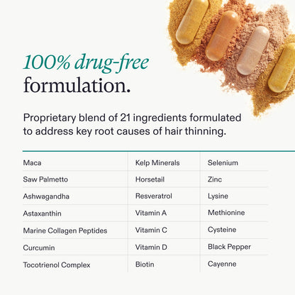 Nutrafol Women's Balance Hair Growth Supplements, Ages 45 and Up, Clinically Tested for Visibly Thicker Hair and Scalp Coverage