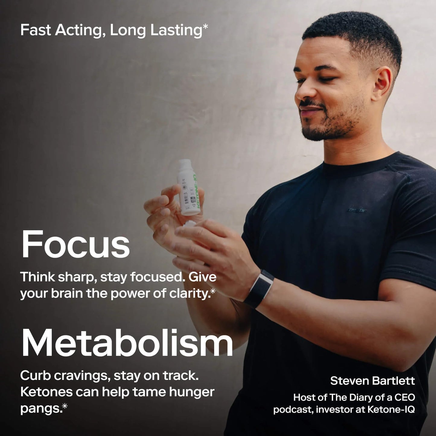 Ketone-IQ No Caffeine Performance Energy Shots – Ketone Fuel for Focus & Endurance, Metabolism Support, 10g Ketones, 12 Pack (Raspberry Lemonade)