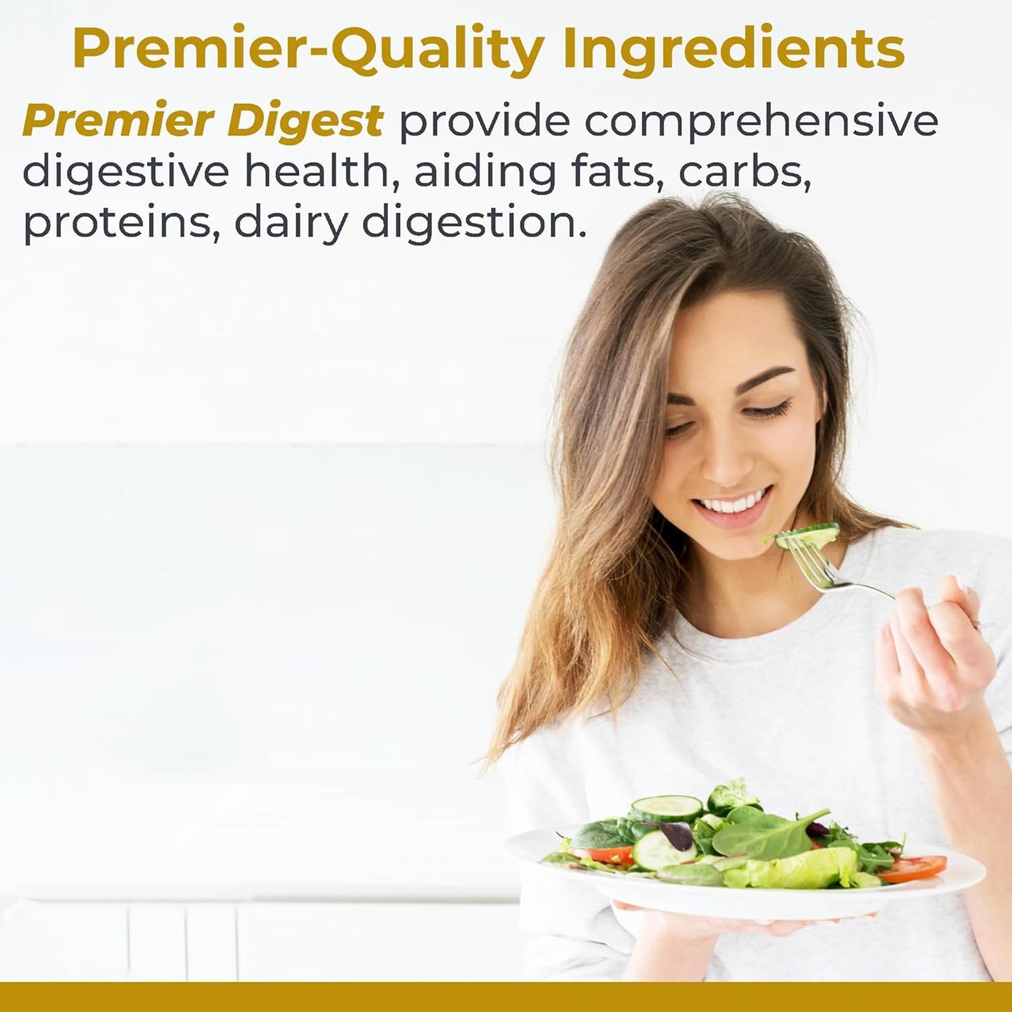 Premier Research Labs Active Digestive Enzymes with Probiotic and Prebiotics - Promotes Full-Spectrum Digestive Support - with Amylase, Protease & Lipase