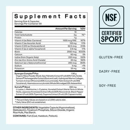 Nutrafol Women's Balance Hair Growth Supplements, Ages 45 and Up, Clinically Tested for Visibly Thicker Hair and Scalp Coverage