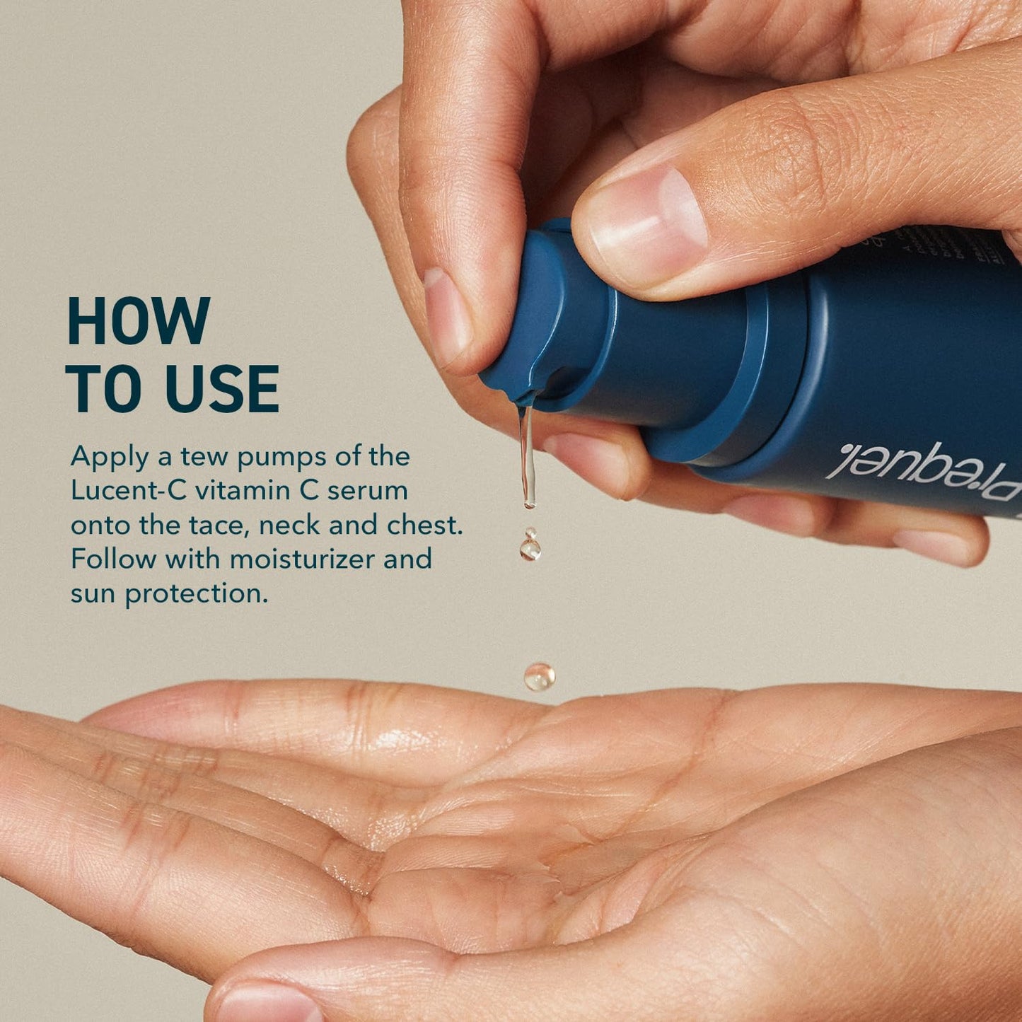 Prequel Skin Lucent-C, Vitamin C Serum for Face. Professional Facial L-Ascorbic Acid, Ferulic Acid Formula with Niacinamide.