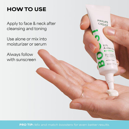 Paula’s Choice BOOST 10% Azelaic Acid Booster Cream Gel, Oil-Free Serum Fades Discoloration & Post-Blemish Marks, with Licorice Extract