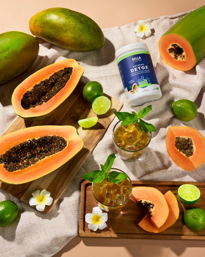 Bella All Natural Extreme Detox Powder Papaya
