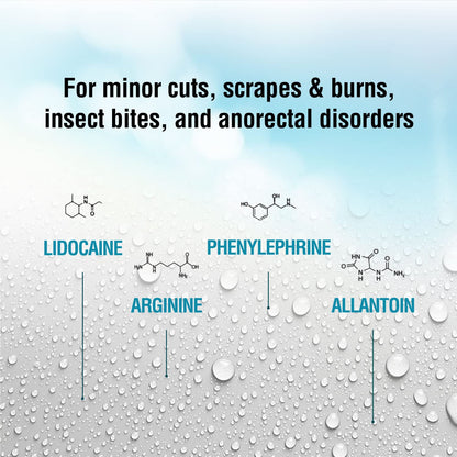 Ebanel Bundle of Lidocaine Numbing Spray, and Hemorrhoid Master