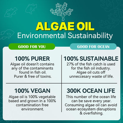 Vegan Omega-3 Gummies for Adults, Fish Oil Alternative from Algae Oil, Plant Based DHA 460mg & EPA 230mg Plus MethylFolate, Vitamin B12, Phosphatidylserine,