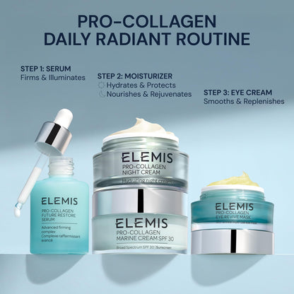 ELEMIS Pro-Collagen Future Restore Serum 30ml, Advanced Anti-Aging Serum To Firm, Restore & Smooth Skin