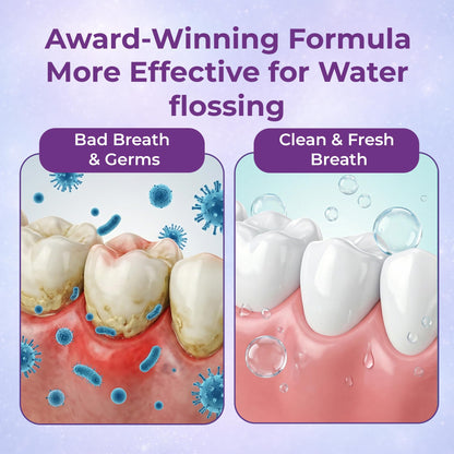 ioRinse Concentrated Irrigant with Active Molecular Iodine, Alcohol-Free Dental Irrigant, for use with Waterpik Water Flossers