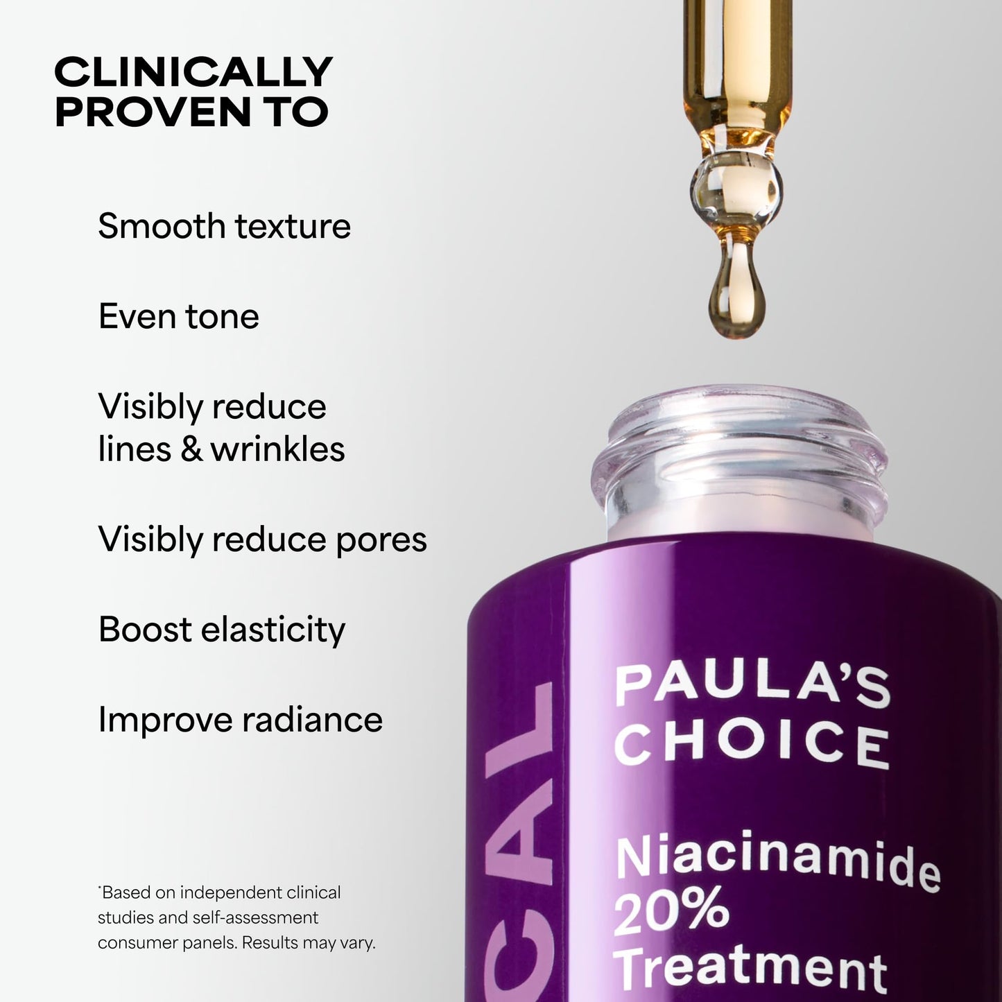 Paula's Choice CLINICAL 20% Niacinamide Vitamin B3 Concentrated Face Serum, Anti-Aging Serum for Face, Treatment for Discoloration