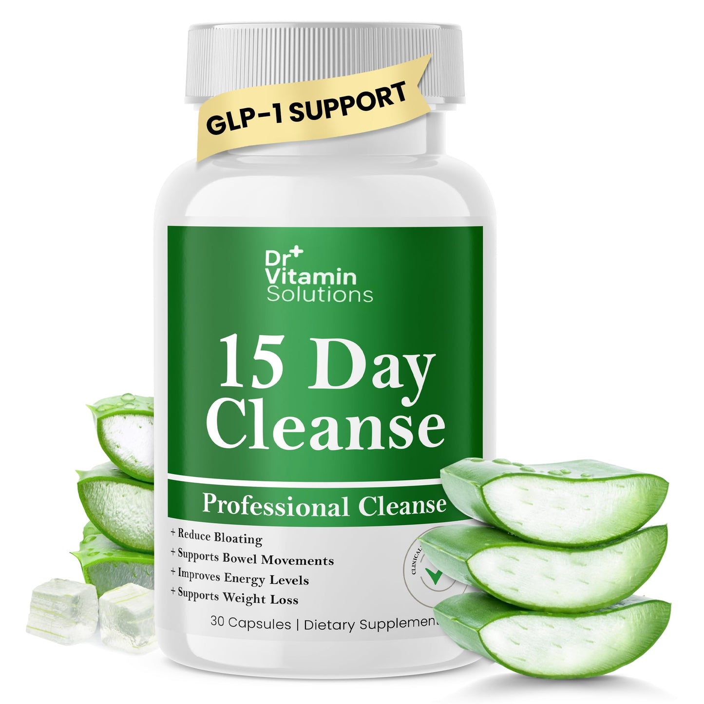 15 Day Gut Cleanse Detox for Women, GLP Support - Natural Colon & Detox Cleanse  - Bloating & Constipation Relief