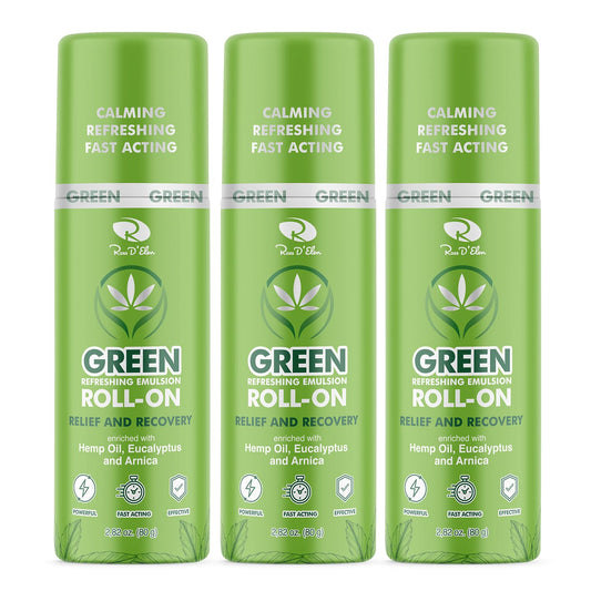 Ross D’Elen Green Menthol ROLL-ON 3-Pack ROSS D'ELENBuy Supplements Australia