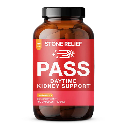 STONE RELIEF Daytime Herbal Kidney Support for Urinary Flow & Comfort | Chanca Piedra Formula – 180 Capsules STONE RELIEFBuy Supplements Australia