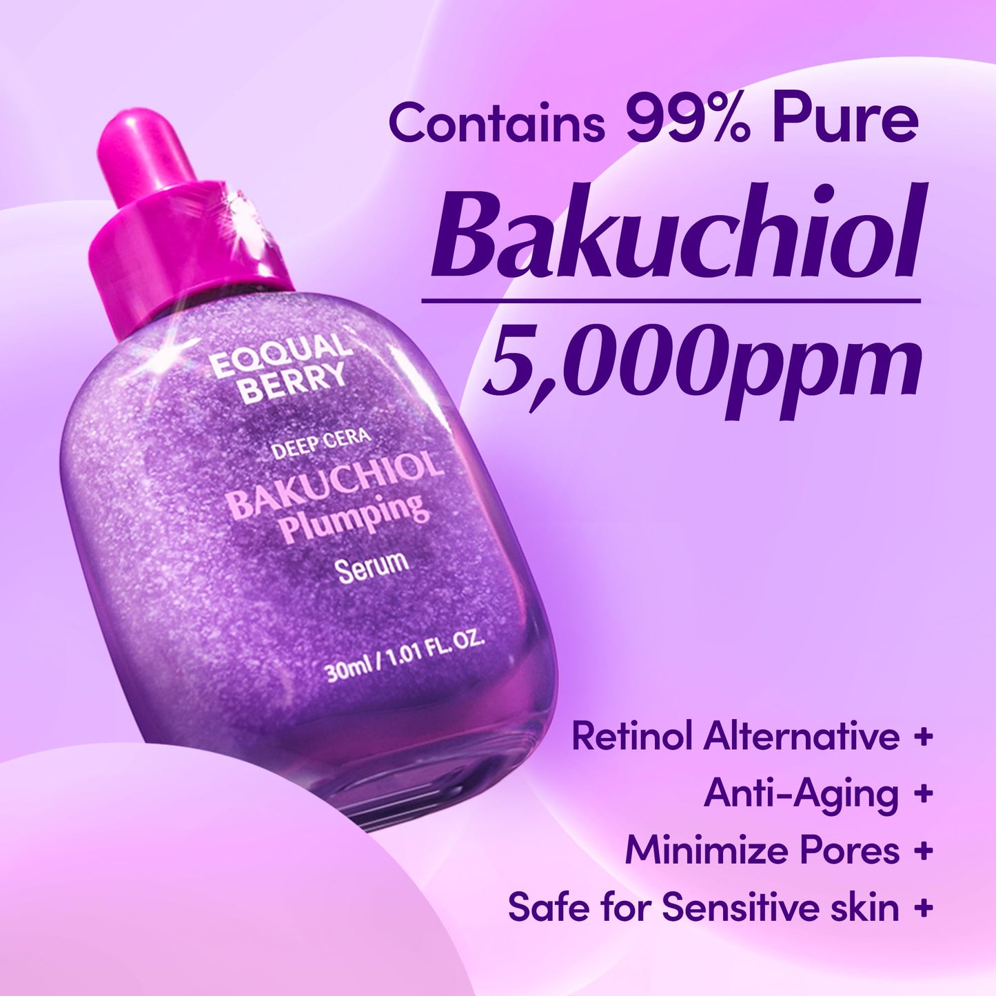 Bakuchiol Serum & Cream Duo – Serum & Capsule Cream Set for Firming, Smoothing & Hydrating | Gentle Retinol Alternative for Radiant, Resilient Skin