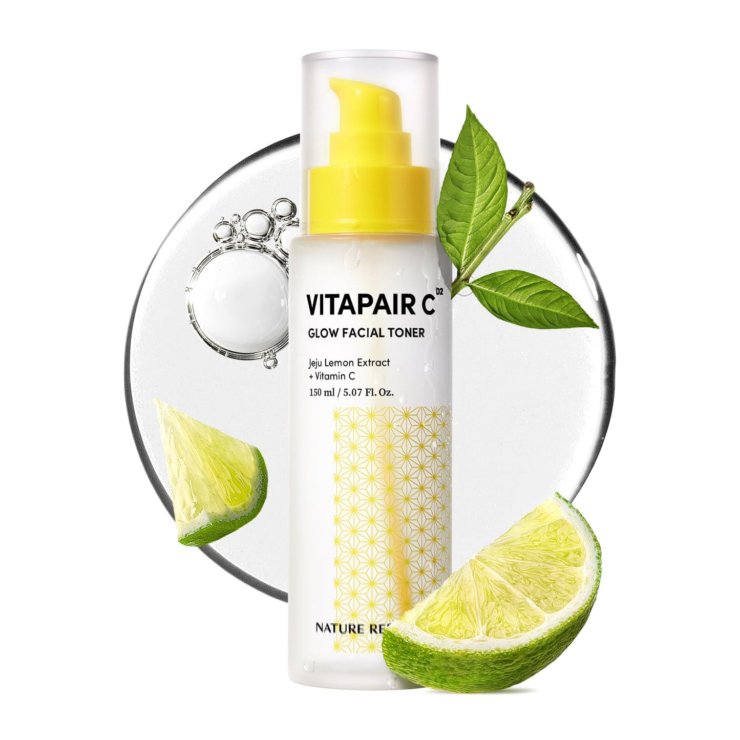 Nature Republic Vitapair C Glow Facial Toner | Hydrating Vitamin Toner with Niacinamide, for Radiance & Even Skin Tone, Non-Greasy