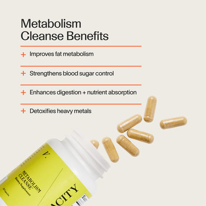 Veracity Metabolism Cleanse - 10 Day Liver Detox, Improves Fat Digestion, Optimizes Metabolism - Helps Regulate Hormones - Toxin Free, Gluten Free, Vegan