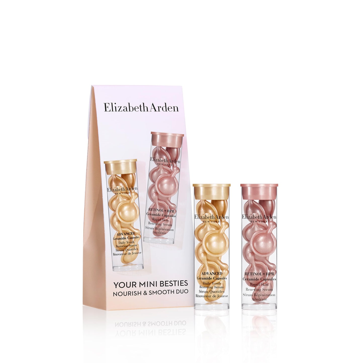 Elizabeth Arden Mini Besties, Advanced Ceramide and Retinol + HPR Face Serum Capsules, Anti-Aging Travel Size Skincare