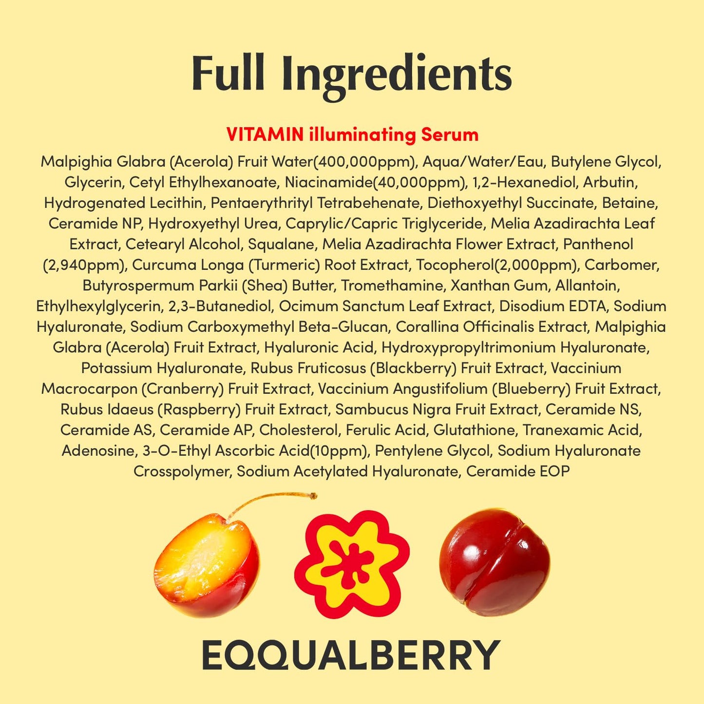 EQQUALBERRY Vitamin Illuminating Serum Double Pack | Niacinamide 4% & TXA | Brightening Vitamin C Serum for Glow & Hyaluronic Acid | Dark Spot & Uneven Tone Care