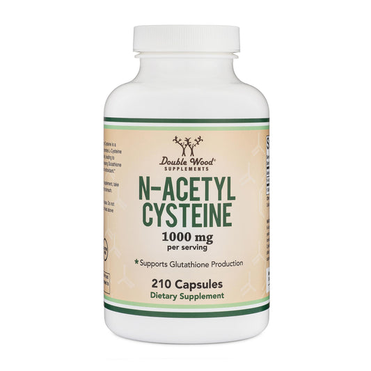 NAC Supplement (N-Acetyl Cysteine) - 99%+ Purity Tested - (1,000mg Per Serving 500mg Per Cap, 210 Capsules) (Third Party Tested) with Odor Masking Technology