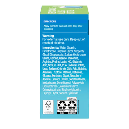 Neutrogena Hydro Boost Ultra Hydrating Serum with Hyaluronic Acid, Fragrance-Free Face Serum for Weightless Hydration and Softer