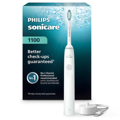 Philips Sonicare 1100 Series Electric Toothbrush - Sonic Toothbrush with Advanced Sonic Technology, EasyStart,