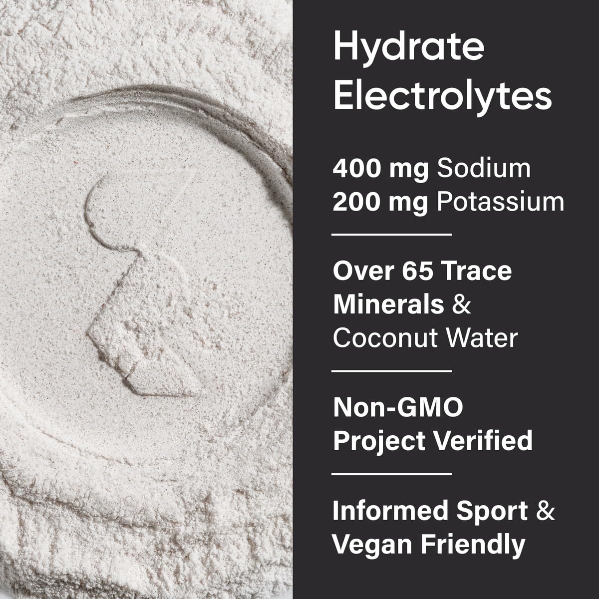Sports Research® Hydrate Electrolytes Powder Packets - Sugar-Free & Naturally Flavored with Vitamins, Minerals, and Coconut Water