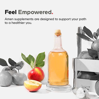 Amen Leaky Gut Supplement - Advanced Formula with Bioavailable L Glutamine, Zinc, Turmeric, DGL Licorice Root - Marshmallow Root - Probiotics & Fermented Prebiotics
