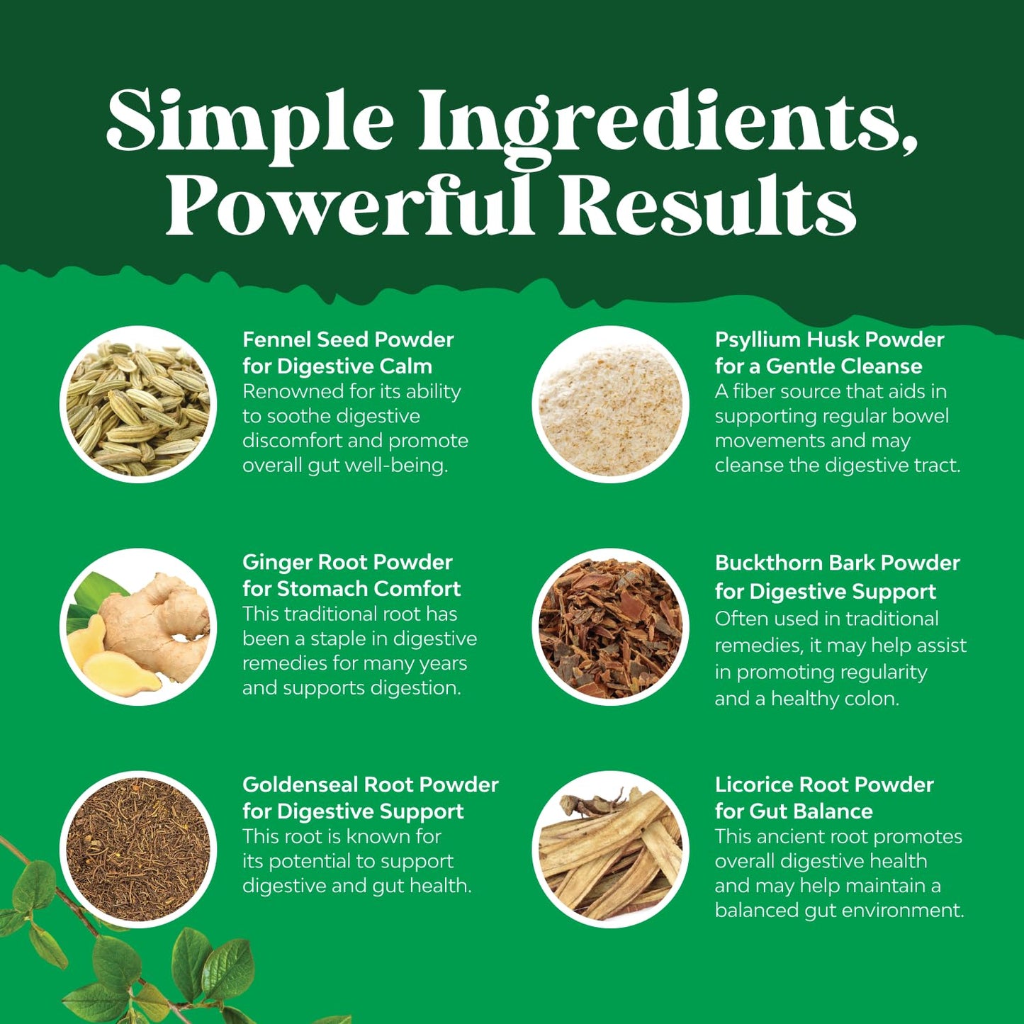 Herbal Colon Cleanse for Women & Men - 15 Day Gut Cleanse Detox for Women & Men with Senna Leaf Cascara Sagrada & Psyllium Husk for Fasting Acting Relief