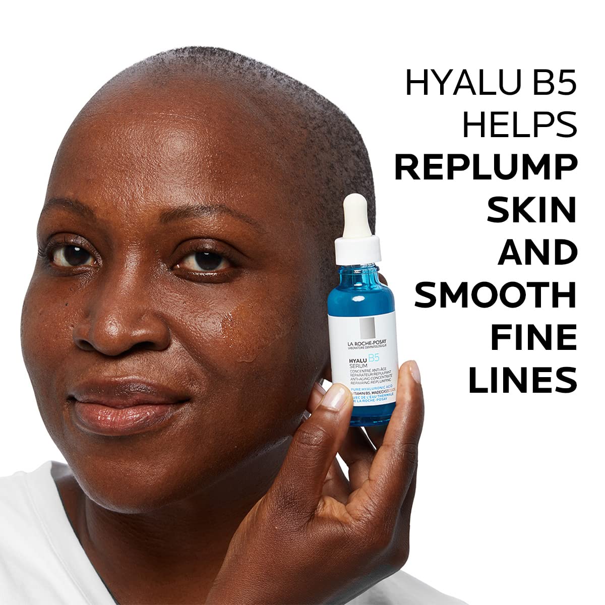 La Roche-Posay Hyalu B5 Pure Hyaluronic Acid Serum for Face, with Vitamin B5, Anti-Aging Serum for Fine Lines and Wrinkles,
