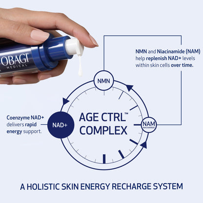 Obagi NU-GEN NAD+ Cellular Renewal Face Serum with Niacinamide & NMN – Clinically Proven Anti-Aging Serum Reduces Wrinkles & Dark Spots, Supports Collagen Production